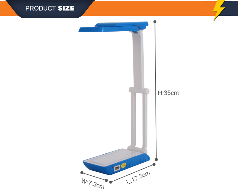 widely use folding modern light led touch lamp table for reading book