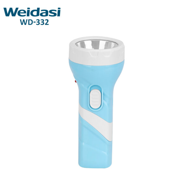 plastic high power widely used portable and rechargeable emergency flashlight bright torch light with plug