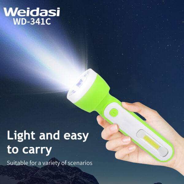 portable emergency torch light rechargeable weidasi led flashlight camping led flashlight torch