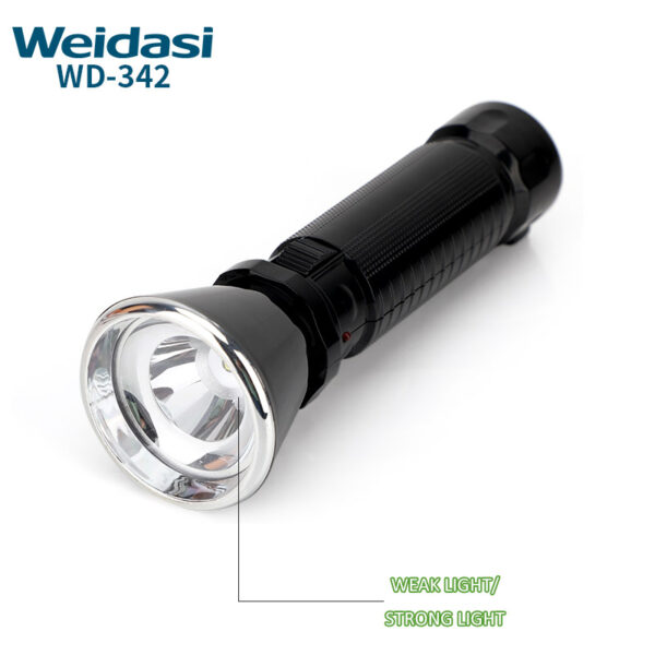 led flashlight rechargeable work light hand torch lamp rechargeable torch