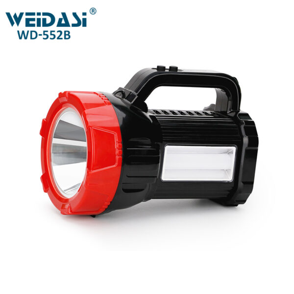 rechargeable handheld multifunction searchlight led powerful searchlight with usb input port