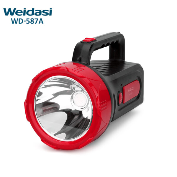 high power torch for hiking and camping handheld led rechargeable searchlight with front light and side light