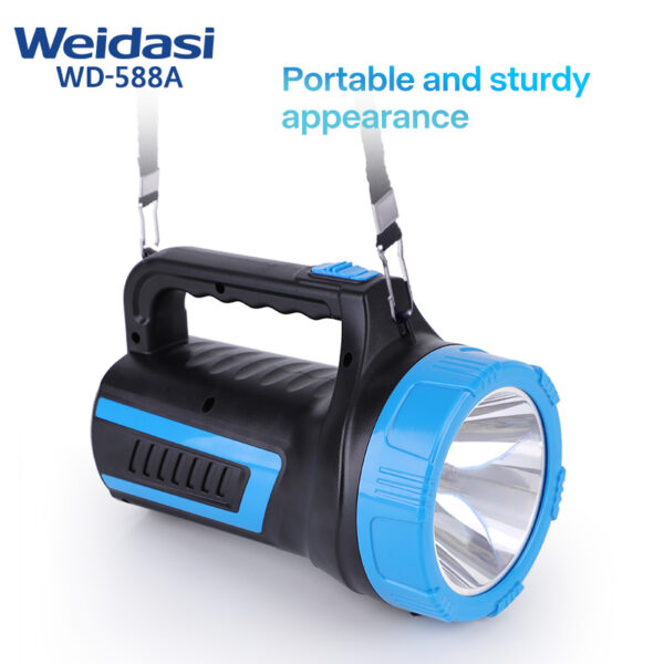 hand held led search light camping lamp portable led rechargeable searchlight camping led flashlight