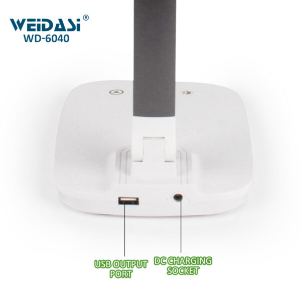 weidasi customized recharge led desk touch table reading lamp