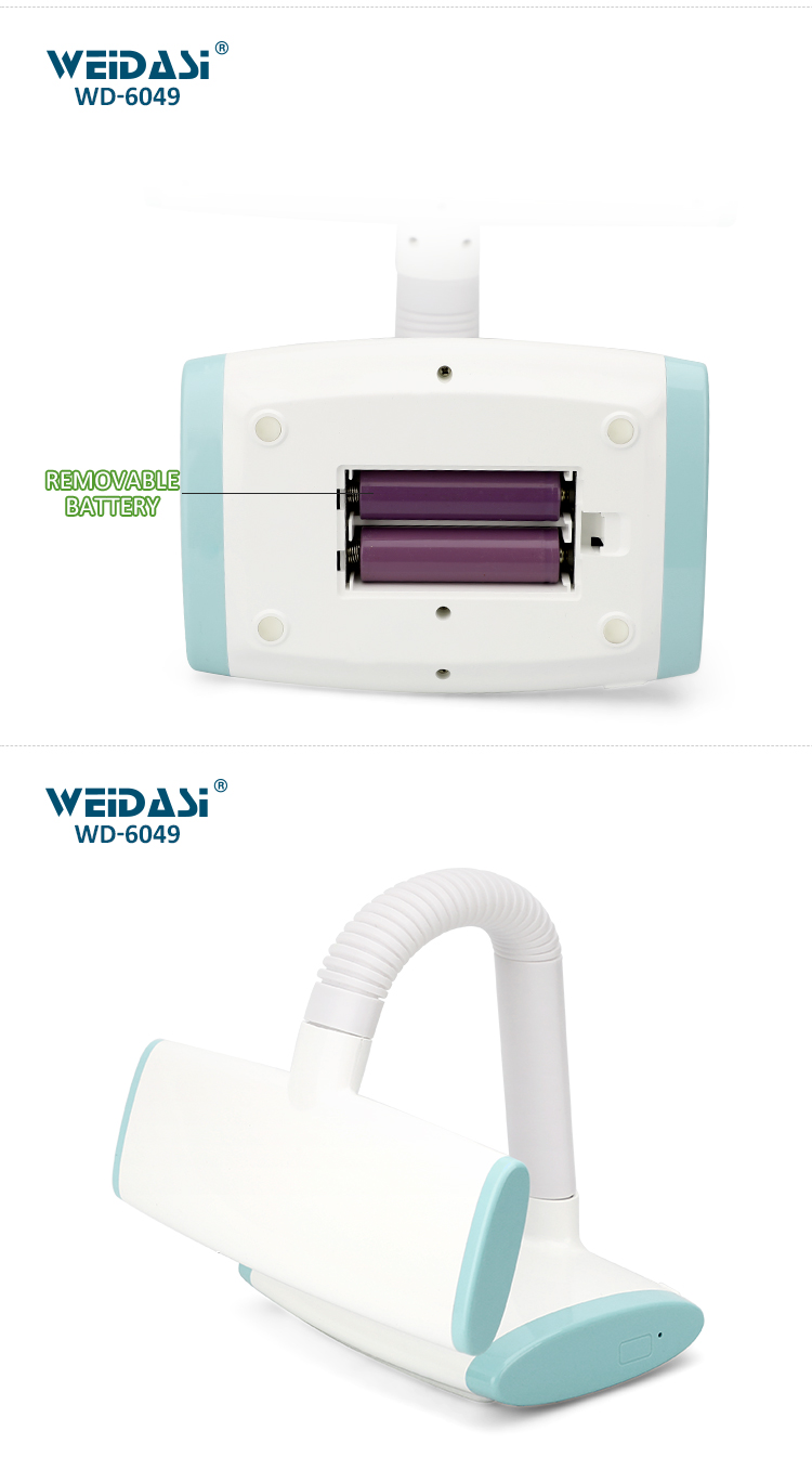 새로운 스타일의 접이식 공부 책상 조명 조절 가능한 조명 USB 케이블이있는 충전식 LED 테이블 조명