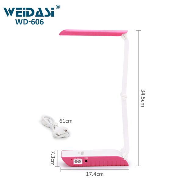 rechargeable table light foldable led solar desk lamp for wholesale