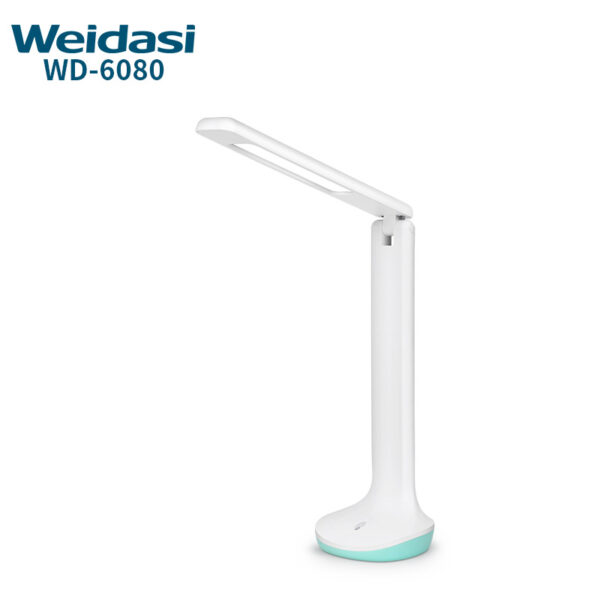 rechargeable and foldable eye caring bed side led reading desk lamp with usb charge