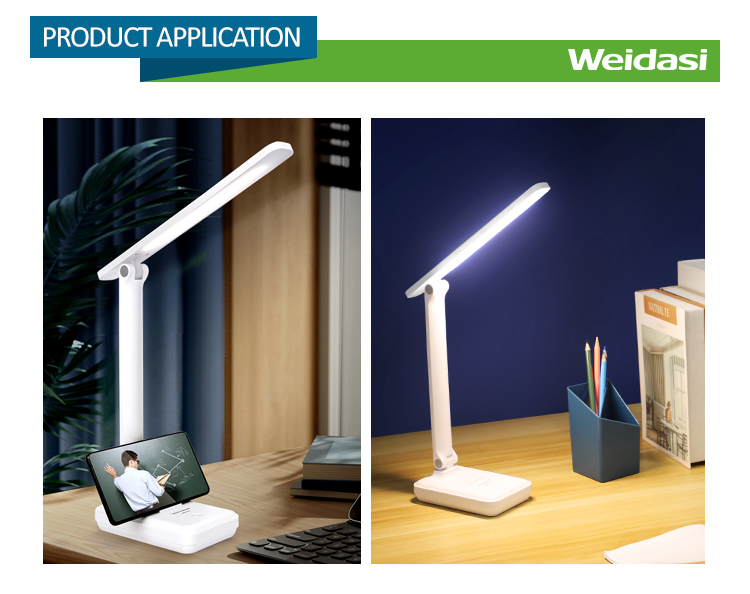 student table lamp bedroom learning reading light foldable usb rechargeable led reading lamp