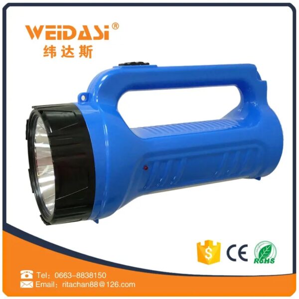 weidasi outdoor portable rechargeable marine led searchlight for lighting