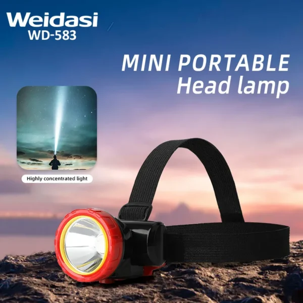 wholesale rechargeable led head lamp portable headlamp for outdoor camping (复制)