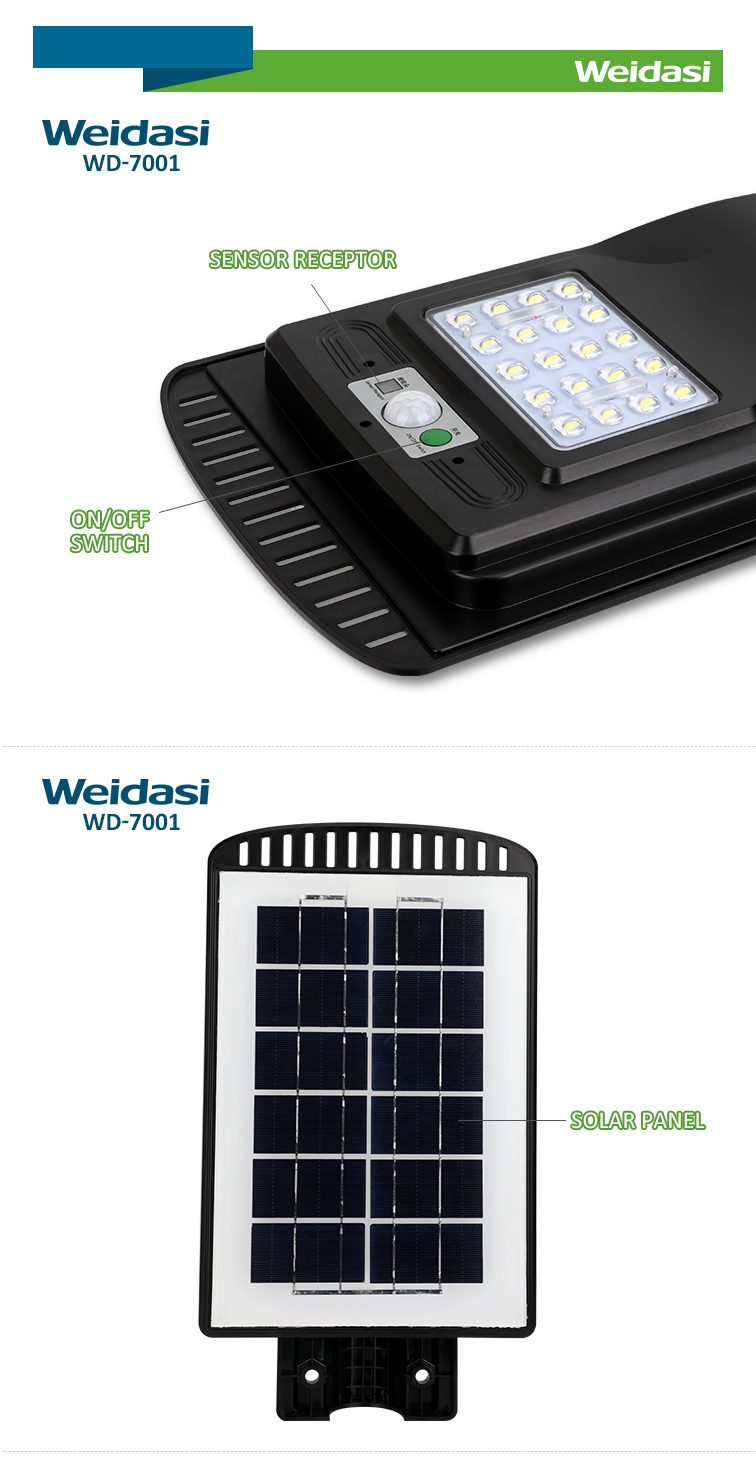 waterproof led solar street lamp system wireless with remote controller sensor street light outdoor