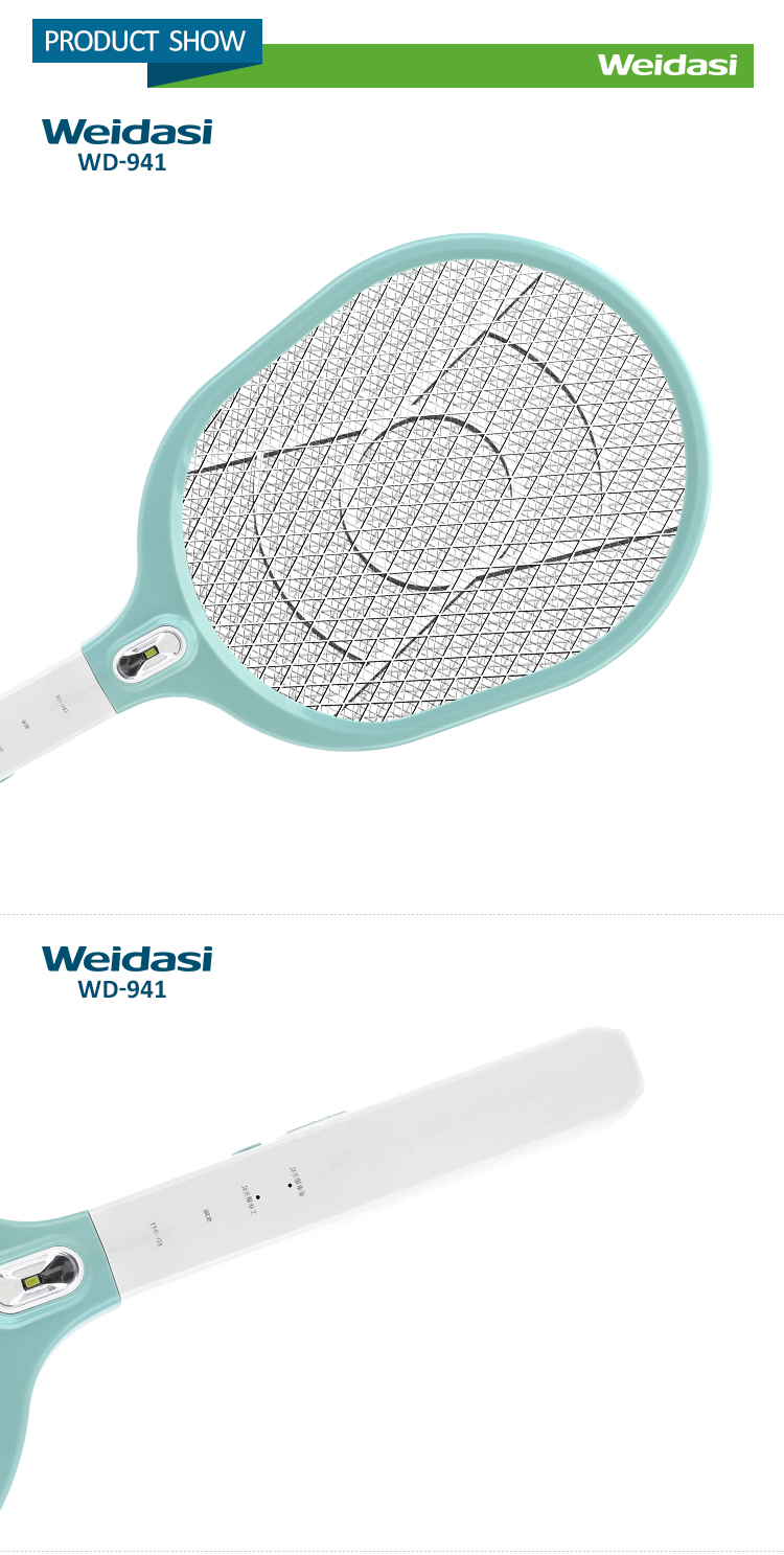 led light electric fly swatter anti mosquito killer racket pest safety mesh mosquito bat