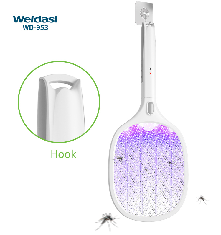 mosquito zapper purple light traps mosquitoes usb rechargeable electric mosquito killer swatter