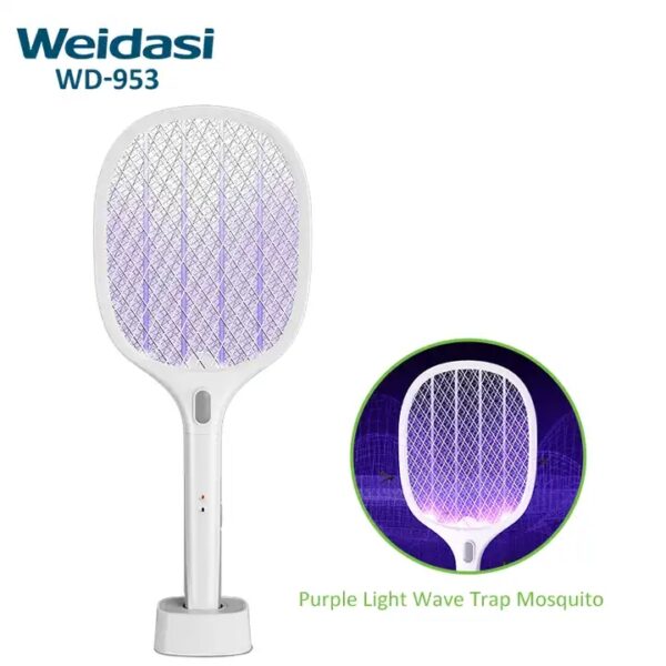 new arrival uv mosquito trap lamp usb rechargeable electronic mosquito killer lamp mosquito swatter (复制)