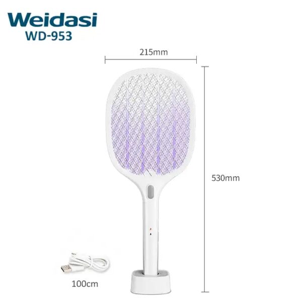 new arrival uv mosquito trap lamp usb rechargeable electronic mosquito killer lamp mosquito swatter (复制)