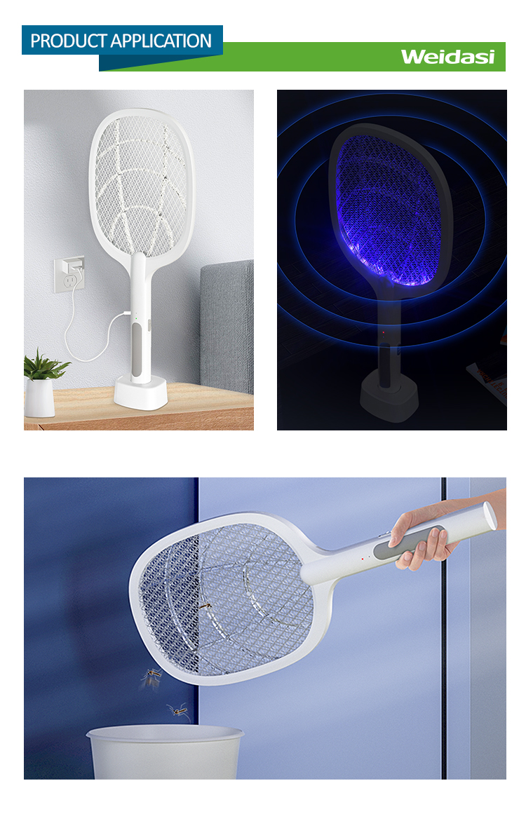 weidasi wholesale 2 in 1 electric anti mosquito killer mosquito zapper electric mosquito racket