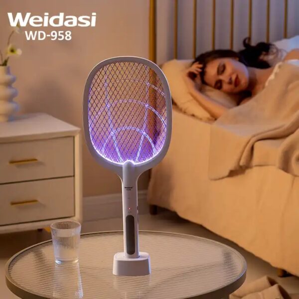 weidasi wholesale 2 in 1 electric anti mosquito killer mosquito zapper electric mosquito racket