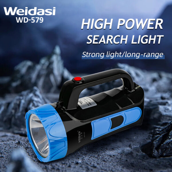 portable led rechargeable searchlights powerful emergency flashlight for hunting