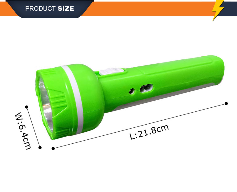 weidasi strong lighting rechargeable solar flash light with portable charger