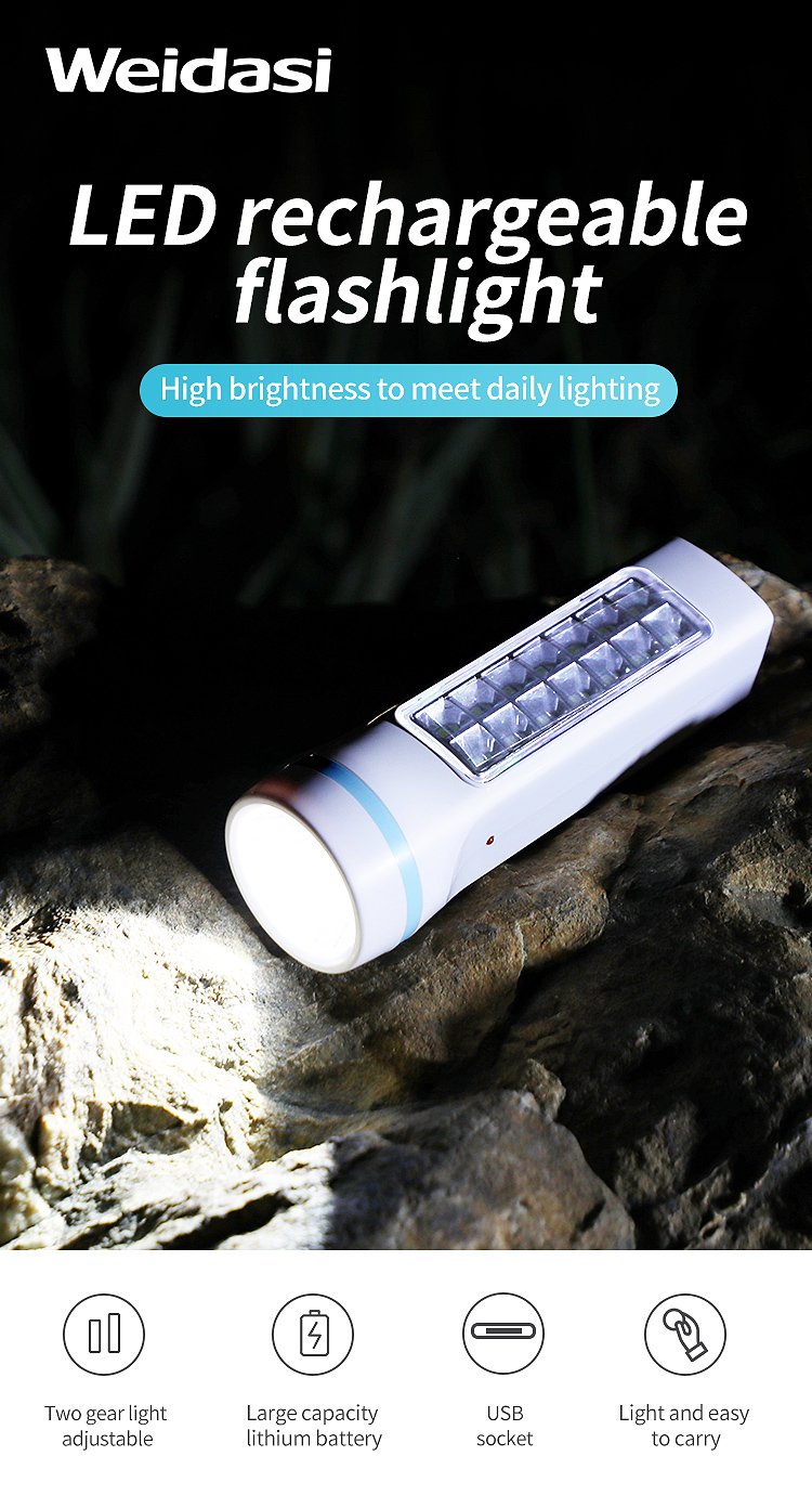 portable power flashlight torch camping led flashlight emergency torch light for hunting hiking