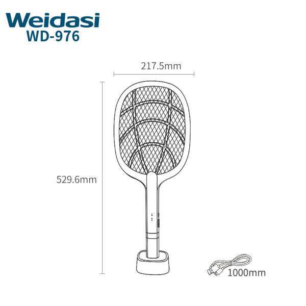 rechargeable fly killing electric mosquito killer racket for pest control (复制)