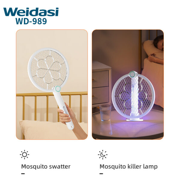 rechargeable fly killing electric mosquito killer racket for pest control (复制)