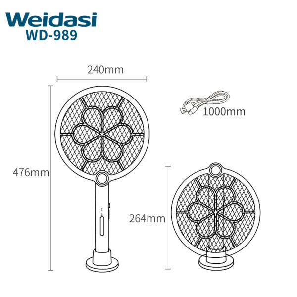 rechargeable fly killing electric mosquito killer racket for pest control (复制)