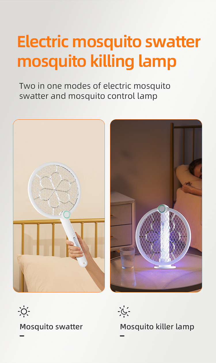 rechargeable fly killing electric mosquito killer racket for pest control (复制)