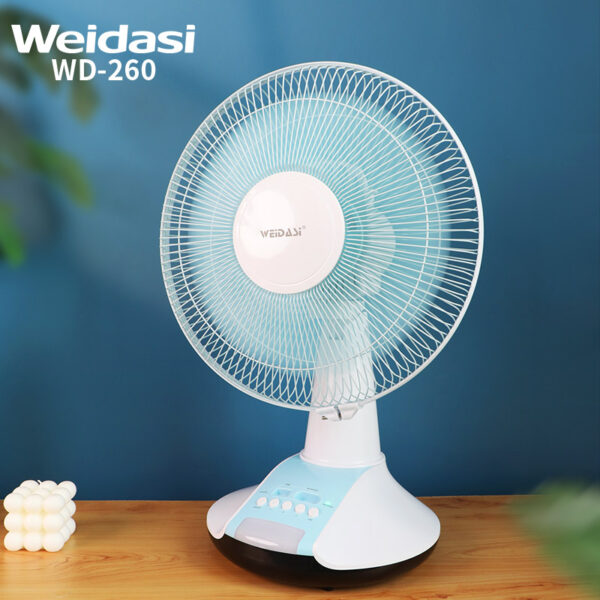 rechargeable solar table fan emergency fan with solar battery table fan with led light