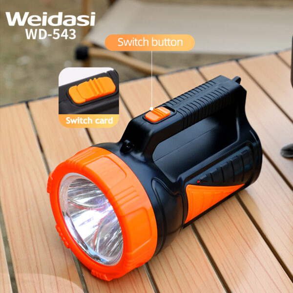 multifunctional rechargeable battery searchlight led long range search light for hunting