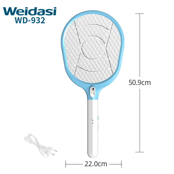 rechargeable fly killing electric mosquito killer racket for pest control