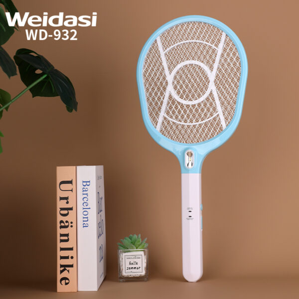 rechargeable fly killing electric mosquito killer racket for pest control