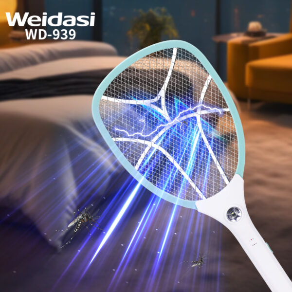 rechargeable fly killing electric mosquito killer racket for pest control