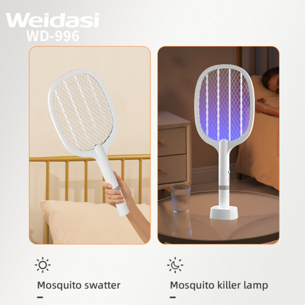 rechargeable fly killing electric mosquito killer racket for pest control