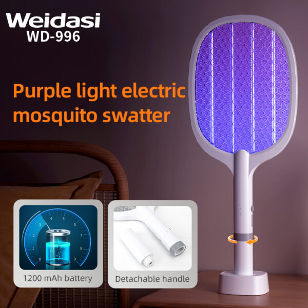 rechargeable fly killing electric mosquito killer racket for pest control