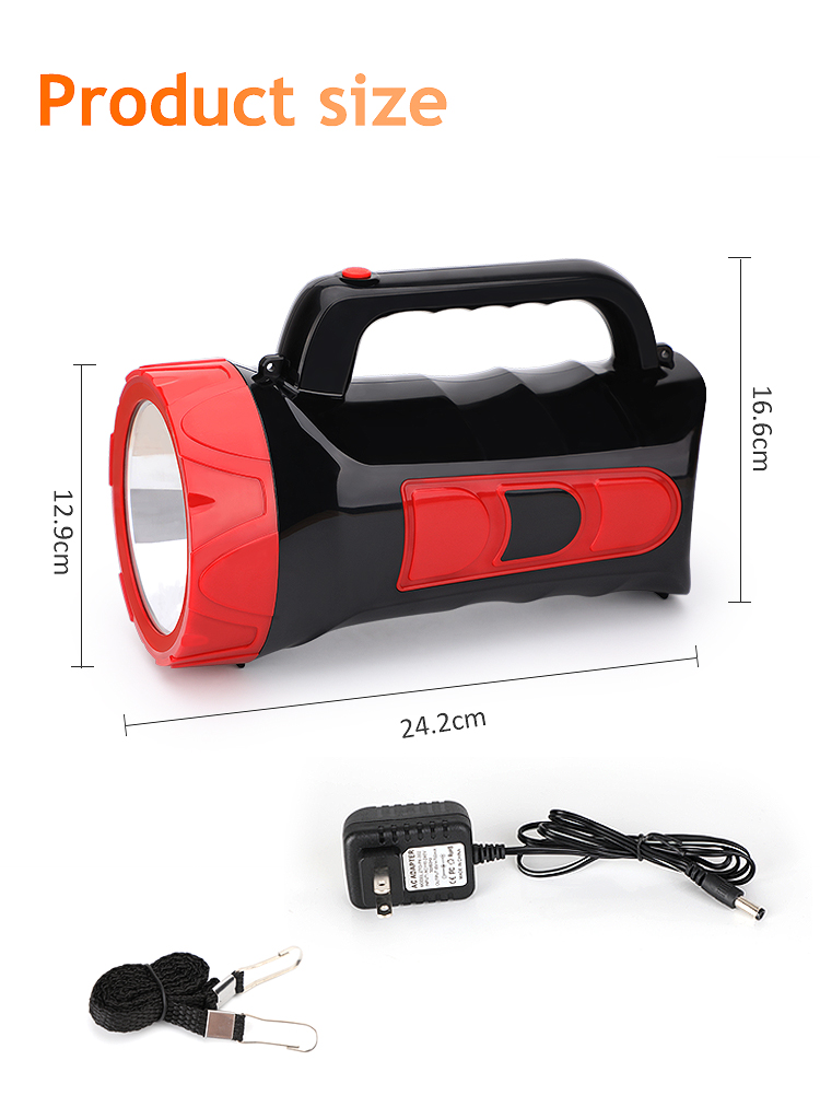 high power hand held led search light long range portable led rechargeable searchlights