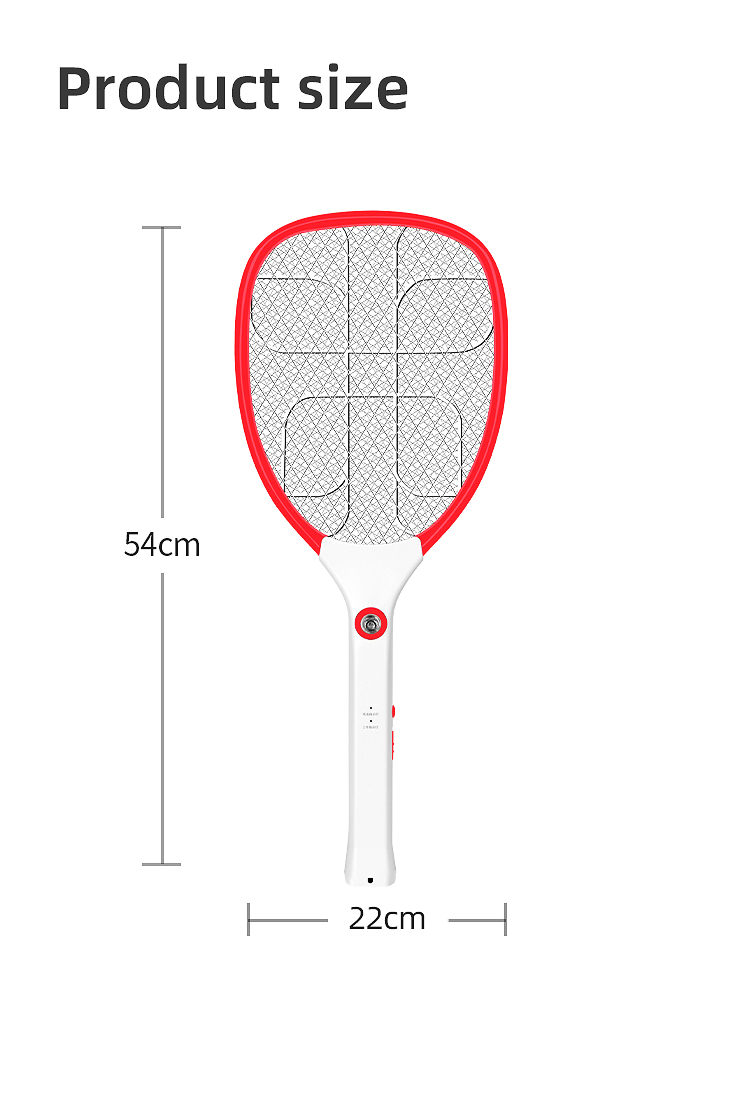 rechargeable fly killing electric mosquito killer racket for pest control (复制)