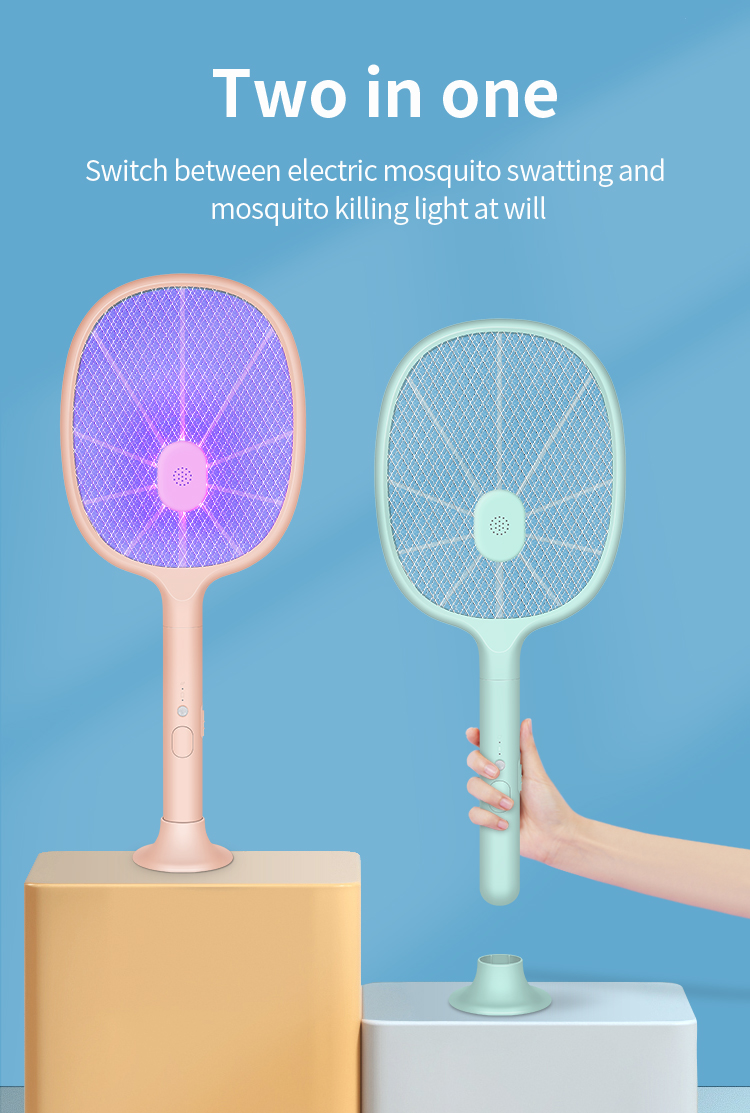 rechargeable fly killing electric mosquito killer racket for pest control