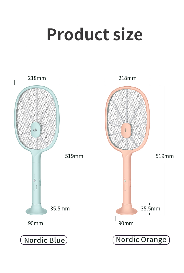 rechargeable fly killing electric mosquito killer racket for pest control