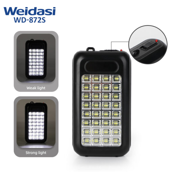 weidasi rechargeable led home emergency light portable led emergency lamp outdoor lantern