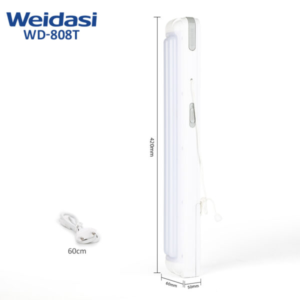 weidasi outdoor lighting portable led rechargeable emergency light camping lamp