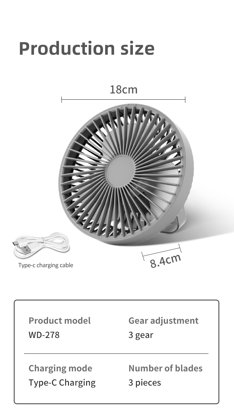 factory wholesales desktop fan portable rechargeable usb fan hanging handheld hung ceiling fan