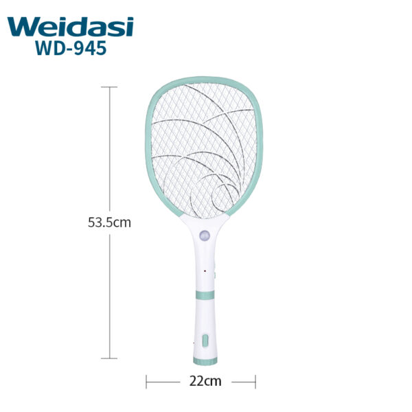 해충 방제용 충전식 파리 죽이는 전기 모기 살충 라켓